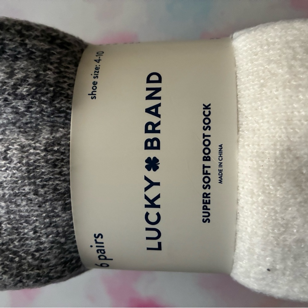 Lucky Brand Women’s 6pack of Super Soft Socks